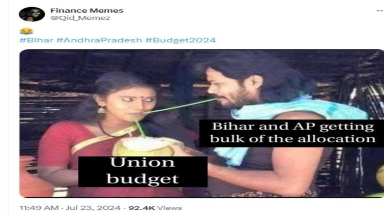 Union Budget 2024 Strong Counters on Budget in Social Media Budget Social Media Trolls: బ‌డ్జెట్‌పై సోష‌ల్ మీడియాలో పేలుతున్నజోకులు 