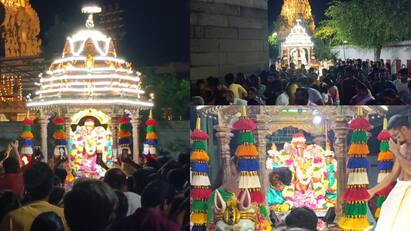 kanchipuram kumarakottam temple chariot held on aadi month tuesday TNN அரோகரா அரோகரா.. ஆடி மாத வள்ளி தேர்.. காஞ்சிபுரம் குமரகோட்டத்தில் குவிந்த பக்தர்கள்..