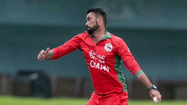 Bilal Khan Creates History Becomes Fastest Pace Bowler 100 ODI Wickets During Oman Namibia Match Shaheen Afridi Mitchell Starc Rashid Khan Sandeep Lamichhane Bilal Khan Creates History, Becomes Fastest Pace Bowler To Scalp 100 ODI Wickets During Oman Vs Namibia Match