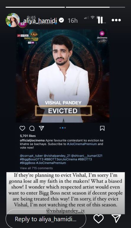 Bigg Boss OTT 3: Jio Cinema Accidentally Announces Vishal Pandey's Elimination, Deletes Later