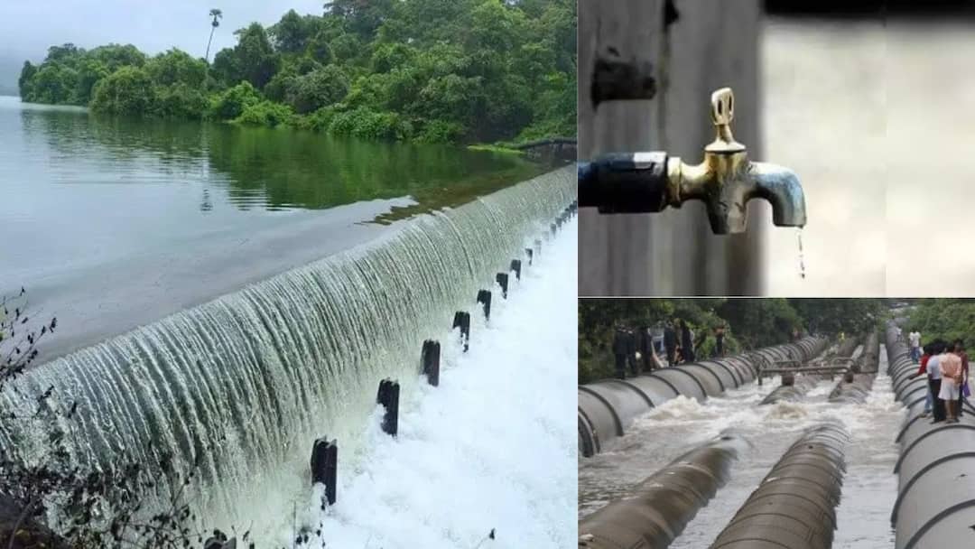 Mumbai Rain: मुसळधार पावसाने मुंबईकरांची चिंता मिटवली, चार तलाव ओसंडून वाहू लागले, सोमवारपासून पाणीकपात मागे mumbai rain Mumbai lakes Water Level increase Tansa Modak Sagar Mumbai water cut Mumbai Rain: मुसळधार पावसाने मुंबईकरांची चिंता मिटवली, चार तलाव ओसंडून वाहू लागले, सोमवारपासून पाणीकपात मागे