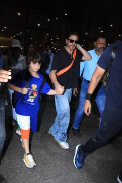 લંડનમાં વેકેશન એન્જોય કરી પત્ની અને પુત્ર સાથે મુંબઇ પરત ફર્યો શાહરૂખ ખાન