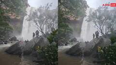 बारिश के मौसम में लोगों का मन मोह रहा MP का अमरगढ़ वाटरफॉल, बड़ी संख्या में पहुंच रहे सैलानी