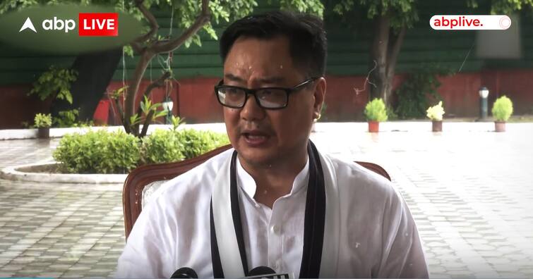 Union Minister Kiren Rijiju Slams Opposition: Funds Session For Dialogue, Not For Abusing Prime Minister | ABP Information