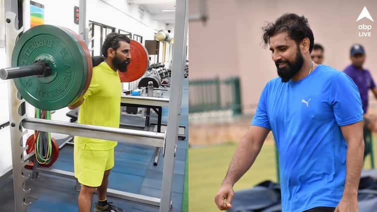 Mohammed Shami sweats it out in the gym as he aims to get full fitness