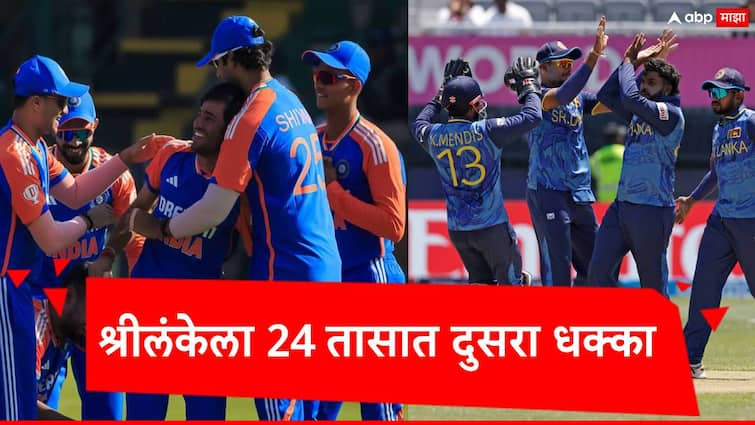 ind vs sl  sri lanka get second set back in 24 hours nuwan thushara injured went out of series against india marathi news IND vs SL :  श्रीलंकेला 24 तासात दुसरा धक्का,स्टार खेळाडू मालिकेतून बाहेर,भारताचा सामना कसा करणार?