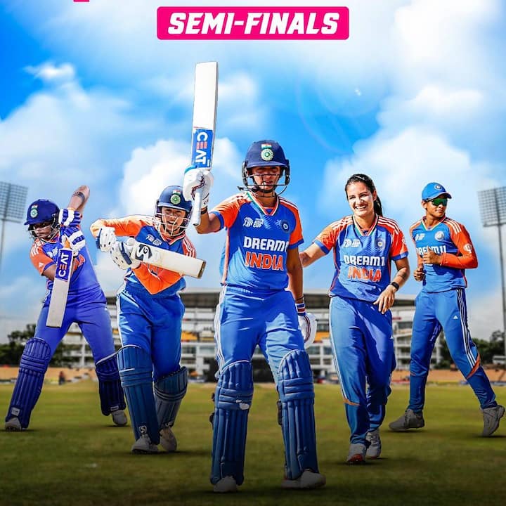 भारतानं महिला आशिया कपच्या ग्रुप स्टेजमध्ये तीन सामने जिंकत उपांत्य फेरीत प्रवेश केला. अ गटातून भारत पहिल्या स्थानावर राहिला.