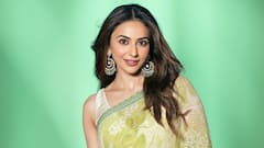Rakul Preet Singh : చీరలో కుందనపు బొమ్మలా ఉన్న రకుల్ ప్రీత్ సింగ్.. లేటెస్ట్ ఫోటోల్లో క్యూట్​గా ఉందిగా