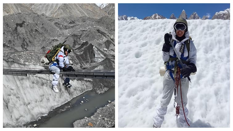 Captain Supreetha CT First Women Officer From Army Air Defence To Be Deployed At Siachen Glacier கடுங்குளிர்! உலகின் உயரமான ராணுவ முகாம்! சியாச்சின் முகாமில் முதல் பெண் அதிகாரி!