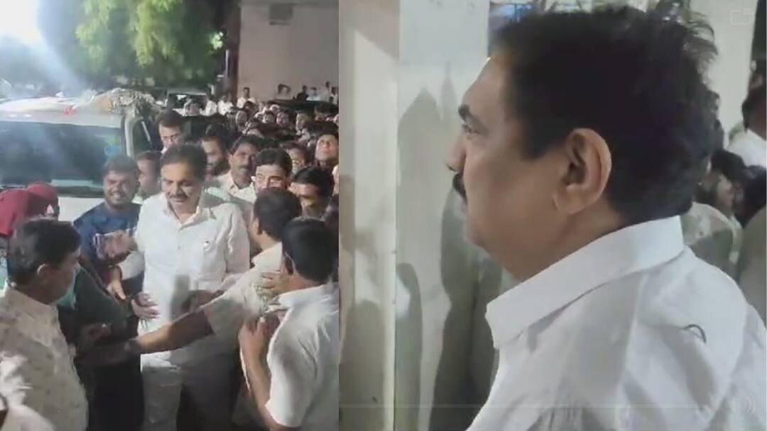 Jayant Patil meet Babajani Durrani Jayant Patil directly at Ajit Pawar's MLA's house, closed door discussion Will Babajani Durrani leave the clock and take up the trumpet मोठी बातमी : जयंत पाटील थेट अजितदादांच्या आमदाराच्या घरी, बंद दाराआड चर्चा; बाबाजानी दुर्रानी घड्याळ सोडून तुतारी हाती घेणार?