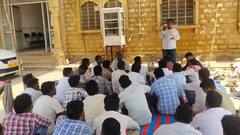 राजस्थान: डिस्कॉम कार्मिकों ने दिया धरना, 7 सूत्रीय मांग नहीं मानने पर जयपुर में आंदोलन की चेतावनी