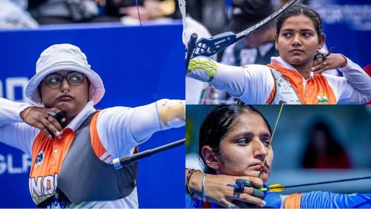 paris olympics 2024 archery indian women team quarter final updates Olympics 2024: ભારત ક્વાર્ટર ફાઇનલમાં પ્રવેશ્યું, મહિલાઓએ મજબૂત પ્રદર્શનથી દિલ જીતી લીધા; દીપિકા કુમારીએ નિરાશ કર્યા