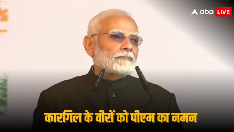 Kargil Vijay Diwas 2024 PM Modi Visit Drass Ladakh Inaugurate Shinkun La Tunnel Project India Pakistan War 25th Anniversary Kargil Vijay Diwas: 'आतंक के सरपरस्तों से कहूंगा, नापाक...', कारगिल से PAK को PM मोदी की चेतावनी