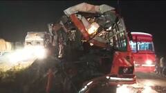 दिल्ली-कानपुर हाईवे पर भीषण सड़क हादसा, सवारियों से भरी रोडवेज बस ट्रक से टकराई, 1 महिला की मौत