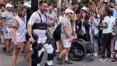 पेरिस ओलंपिक में लोगों ने देखा गजब नजारा! जानिए दिव्यांग एथलीट टॉर्च लेकर सड़क पर कैसे चला?