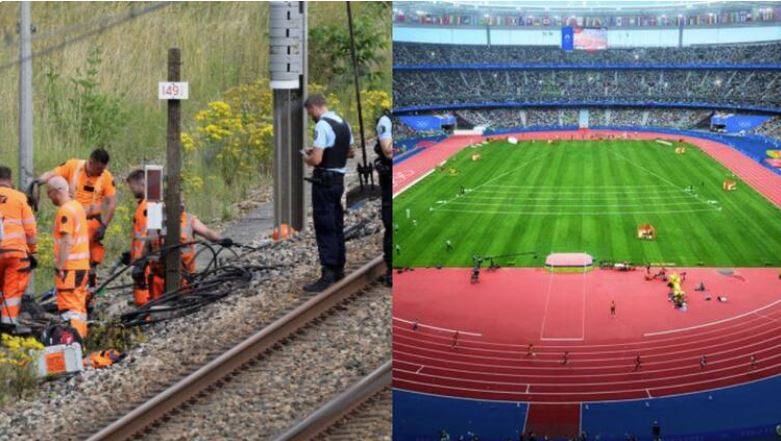 france high speed rail network arson attacks just hours before paris olympics 2024 opening ceremony Paris Olympics 2024: ਪੈਰਿਸ ਓਲੰਪਿਕ ਦੇ ਉਦਘਾਟਨੀ ਸਮਾਰੋਹ 'ਤੇ ਮੰਡਰਾ ਰਿਹਾ ਖ਼ਤਰਾ ! ਹਾਈ-ਸਪੀਡ ਰੇਲ 'ਤੇ ਹੋਇਆ ਖ਼ਤਰਨਾਕ ਹਮਲਾ