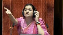 राज्यसभा में सभापति की कुर्सी पर बैठीं प्रियंका चतुर्वेदी,  क्या कहते हैं नियम, कब इस कुर्सी पर बैठ सकता है कोई