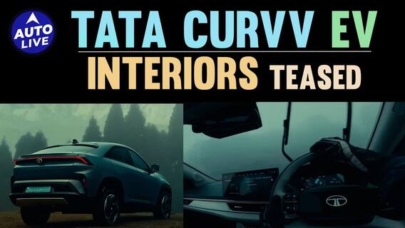 Production-Spec Tata Curvv Interiors Teased | Auto Live