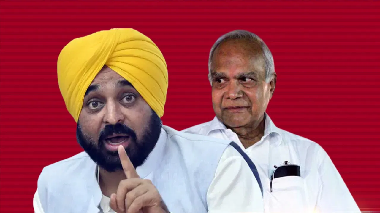 governor wants to harass us, but we will not be CM Bhagwant Mann CM vs Governor: ਸੀਐਮ ਮਾਨ ਦੀ ਰਾਜਪਾਲ ਨੂੰ ਸਲਾਹ, ਕਿਹਾ ਸਾਡੇ ਨਾਲ ਪੰਗਾ ਨਾ ਲਓ, ਦੌਰੇ 'ਤੇ ਜਾਂਦੇ ਅੱਧੀ ਸਰਕਾਰ ਹੀ ਨਾਲ ਲੈ ਜਾਂਦੇ