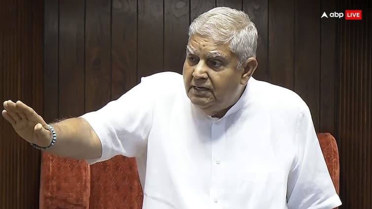 Parliament Monsoon Session Vice President Jagdeep Dhankhad Warns To Congress MPs On Farmers Issue राज्यसभा में MSP पर हो रही थी बात, कांग्रेस सांसदों के हंगामे पर भड़के जगदीप धनखड़, दे दी ये नसीहत