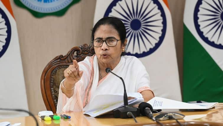 Bengal CM Mamata Banerjee Storms Off NITI Aayog Meeting Chaired By PM Modi Says Microphone switched off watch Mamata Banerjee Explains Why She Stormed Off NITI Aayog Meeting Chaired By PM Modi: Watch