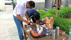 अलीगढ़ की केके इंडस्ट्री में खाद्य विभाग का छापा, टीम ने 12 क्विंटल आटा किया जब्त