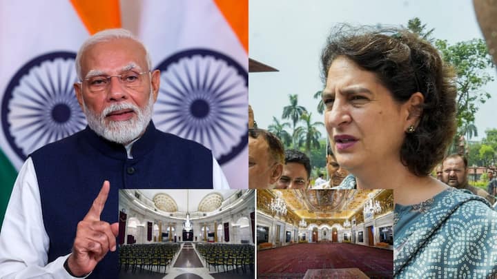 Priyanka Gandhi Attacks PM Modi: राष्ट्रपति भवन के दरबार हॉल और अशोक हॉल का नाम बदलकर गणतंत्र मंडप और अशोक मंडप कर दिया है. इसे लेकर प्रियंका गांधी ने पीएम मोदी पर तंज कसा है.