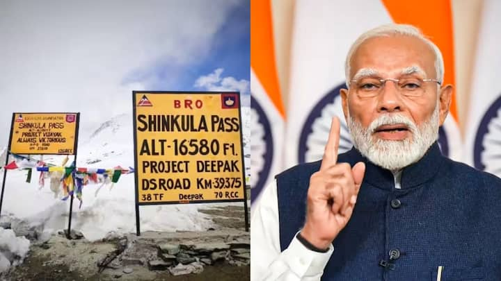 Shinkun Tunnel Construction: प्रधानमंत्री मोदी ने एक ऐसा कदम उठाया है, जिससे चीन की सकते में आ गया है. पीएम आज लद्दाख के शिंकुला दर्रे की शिंकुन टनल के कंस्ट्रक्शन का वर्चुअल विस्फोट करने वाले हैं.