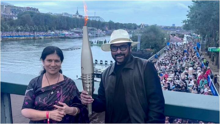 Chiranjeevi With Olympic Torch: మెగాస్టార్‌ చిరంజీవి తాజాగా తన పారిస్‌ టూర్‌ లేటెస్ట్‌ ఫోటో షేర్‌ చేశారు. ఒలింపిక్‌ జ్యోతి పట్టుకుని ఉన్న ఫోటో షేర్‌ చేస్తూ ఆనందరకరమైన క్షణాలు అంటూ పోస్ట్‌ చేశాడు.