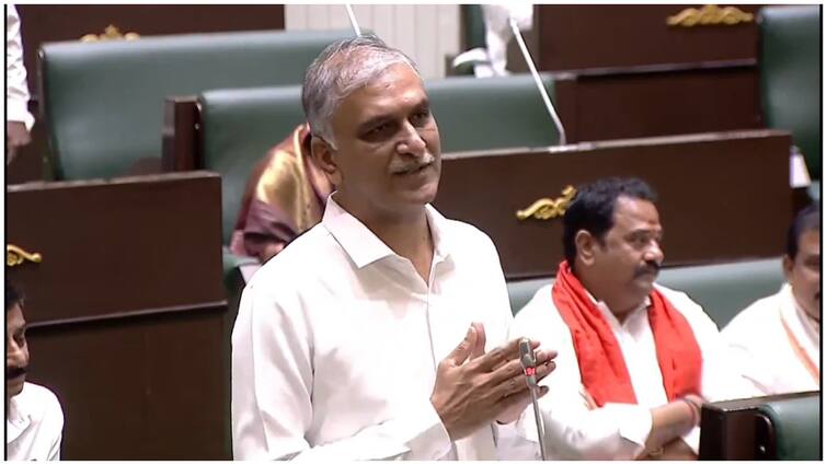 BRS MLA Harish Rao criticized the government during the budget 2024 debate in the assembly Budget 2024: డోకా లేకుండా ఉన్న తెలంగాణ ప్రజలను కాంగ్రెస్ ధోకా ఇచ్చింది- బడ్జెట్‌ ప్రసంగంలో హరీష్ విమర్శలు