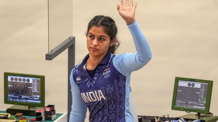 Manu Bhaker Wins Bronze medal in Olympics PM Narendra Modi congratulates CM Nayab Singh Saini Manu Bhaker Wins Bronze: PM Modi, CM Saini Laud Manu Bhaker For Historic Bronze In 10m Air Pistol Shooting