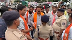 Rajkot: રાજકોટમાં ટ્રાફિક નિયમોનો ઉલાળિયો કરતા BJP કાર્યકર્તાઓને પોલીસે પાઠ ભણાવ્યા, VIDEO