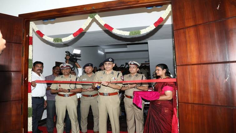 Thanjavur District SP Office Inauguration of Conference Hall - TNN தஞ்சாவூர் மாவட்ட எஸ்.பி., அலுவலகத்தில் கான்பரன்ஸ் ஹால் திறப்பு விழா