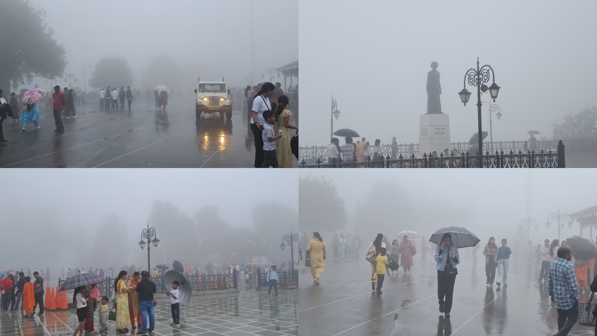 हिमाचल प्रदेश: बारिश थमते ही धुंध की आगोश में समाया शिमला, देखें मनमोहक तस्वीरें