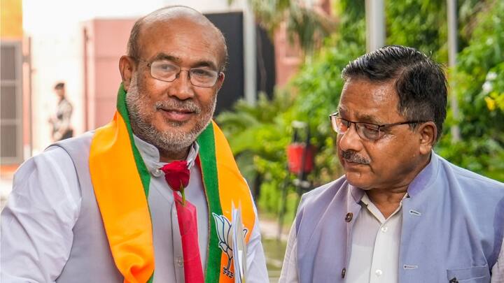 Manipur Chief Minister N Biren Singh, Chhattisgarh CM Vishnu Deo Sai, Haryana CM Nayab Singh Saini were also a part of the deliberations. (Image source: PTI)