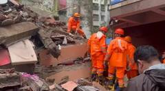 નવી મુંબઈમાં ત્રણ માળની બિલ્ડિંગ ધરાશાયી, ઘણા લોકો ફસાયા હોવાની આશંકા, બચાવ કામગીરી શરુ 