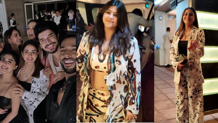 Ekta Kapoor Party: हाल ही में एकता कपूर ने टीवी के पॉपुलर शो 'भाग्य लक्ष्मी' की सक्सेस पार्टी रखी थी, जिसमें शो के कई सेलेब्स ने शिरकत कर चार चांद लगा दिए. यहां देखें फोटोज...