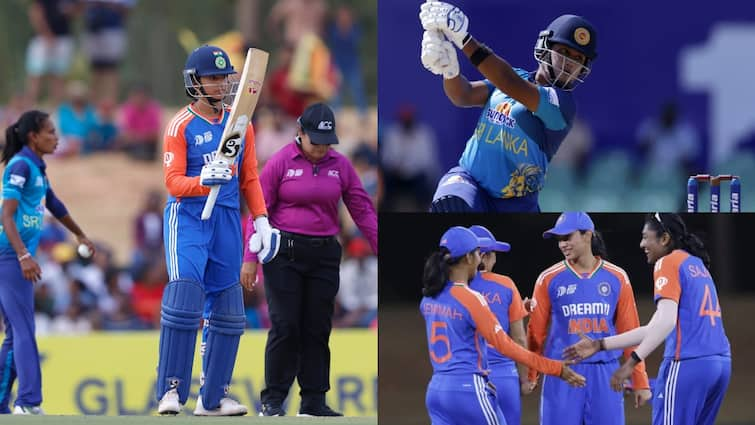 sri lanka wins women asia cup 2024 beat india by 8 wickets smriti mandhana final fifty goes in vain INDW vs SLW: श्रीलंका ने भारत को हराकर रचा इतिहास, पहली बार जीता वीमेंस एशिया कप का खिताब