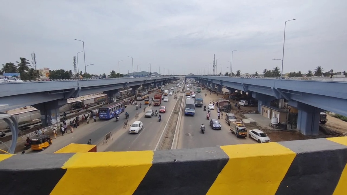 Perungalathur Flyover : பெருங்களத்தூரில் இனி 'நோ' டிராபிக் ஜாம்.. செயல்பாட்டிற்கு வருகிறது மேம்பாலம்.. இனி ஜாலியா ஊருக்கு போகலாம்...