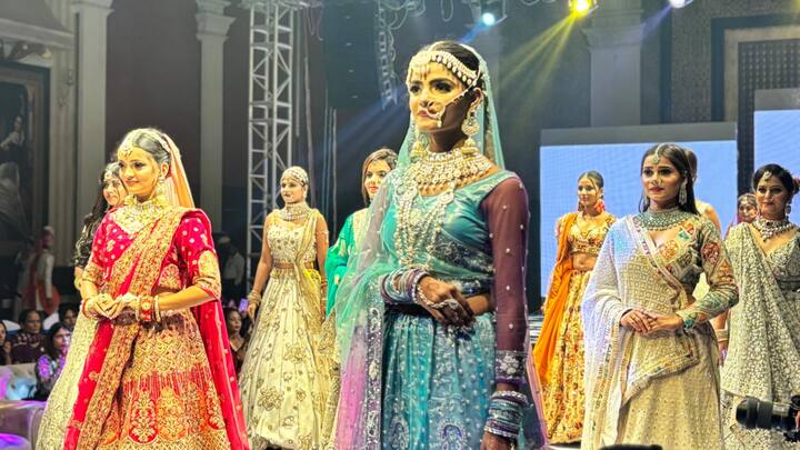 इंदौर में शनिवार की शाम कुछ खास रही. इंदौर के फाइव स्टार होटल में फेलीना फैशन इंटरनेशनल रनवे शो आयोजित किया गया. इस मौके पर फैशन की दुनिया में कदम रखने वाले पार्टिसिपेंट्स ने एक से बढ़ कर एक ड्रेसस पेश की.