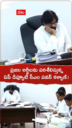 ప్రజల అర్జీలను పరిశీలిస్తున్న ఏపీ డిప్యూటీ సీఎం పవన్ కళ్యాణ్. !