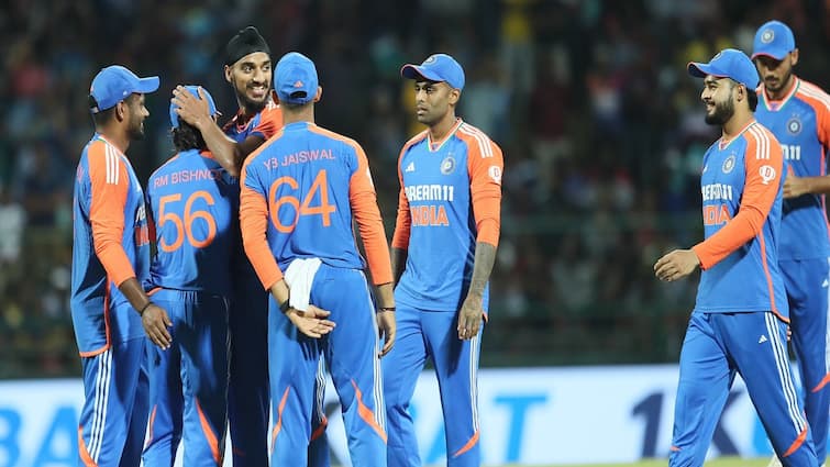 India Vs Sri Lanka 2nd T20I SKY Men Register Seven Wicket Win Rain Affected Fixture Jaiswal Samson Hardik Bishnoi Pallekele Gautam Gambhir India Vs Sri Lanka 2nd T20I: SKY's Men Register Seven-Wicket Win In A Rain-Affected Fixture