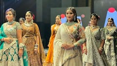 इंदौर के फेलिना रनवे शो में लगा फैशन का तड़का, मॉडल्स ने पहनी चांदी जड़ी हुई डेढ़ लाख की राजपुताना ड्रेस, देखें तस्वीरें