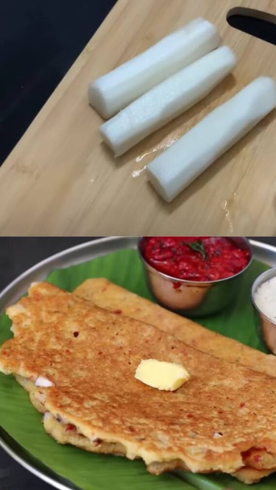 சுவையான வாழைத்தண்டு அடை ரெசிபி