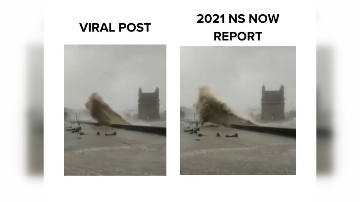 Fact Check: Old Videos Shared As Recent Flooding At Mumbai's Gateway Of India