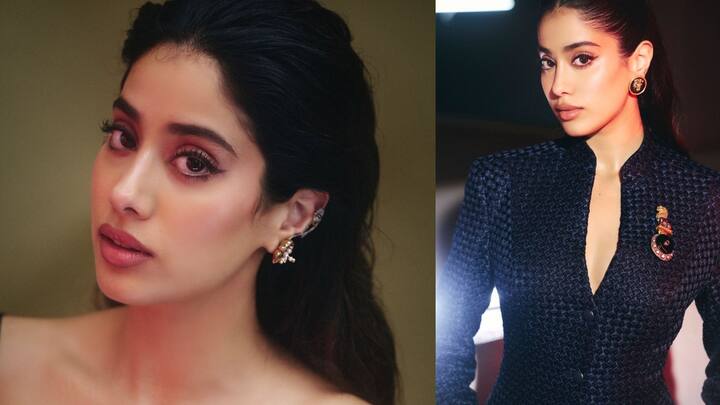 Jhanvi Kapoor Latest Photos : జాన్వీ కపూర్ తన లేటెస్ట్ ఫోటోలను ఇన్​స్టాలో షేర్ చేసింది. ఈ ఫోటోల్లో జాన్వీ కొంటెగా చూస్తూ.. అదిరే ఫోజులిచ్చింది.