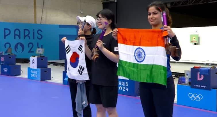 Paris Olympics 2024 fans congratulate Shooter Manu Bhaker bronze Medal Womens 10m Air Pistol Final 'Super Proud': Fans Congratulate Manu Bhaker On Winning Bronze Medal In Shooting At Paris Olympics 2024