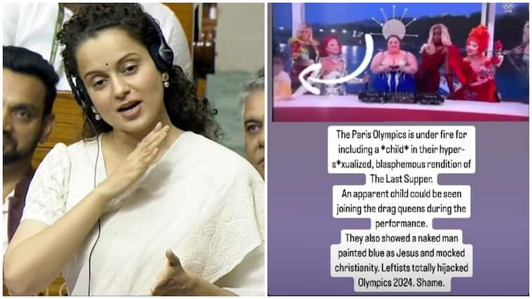 Paris Olympics 2024 Kangana Ranaut Calls Out Last Supper Rendition