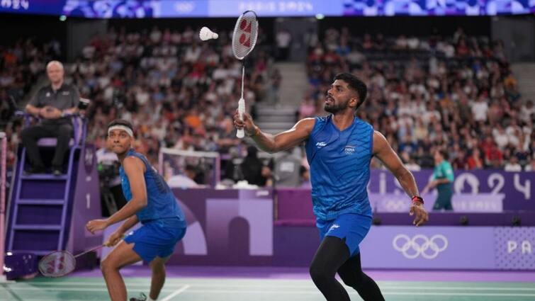 chirag shetty satwiksairaj reddy reaches badminton paris olympics 2024 mens double quarterfinals bwf rules helped indian duo Paris Olympics 2024: भारत ने बैडमिंटन में रचा इतिहास, बिना खेले चिराग-सात्विक ने क्वार्टरफाइनल में ली एंट्री