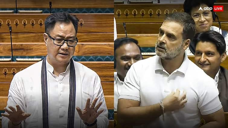 Rahul gandhi not above the constitution or country says Parliamentary affairs minister Kiren Rijiju 'संविधान और देश से ऊपर नहीं हैं नेता प्रतिपक्ष', राहुल गांधी ने ऐसा क्या कहा जो भड़क गए किरेन रिजिजू